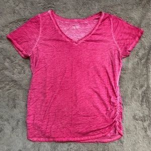 Bright pink t-shirt